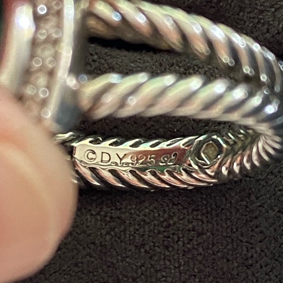 David Yurman Petite Albion Ring in Sterling Silver with Green Onyx - Picture 3 of 4